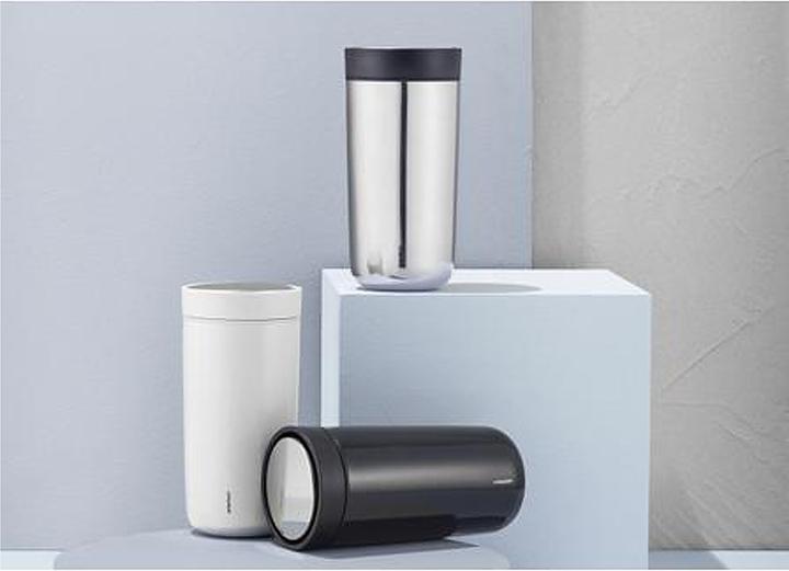 Actual product image Stelton To Go Click Steel Thermal Mug