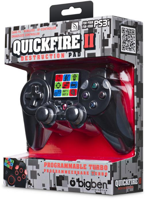 Produktbild Bigben BB Controller Rf Quickfire PS3 (PC, PS3)