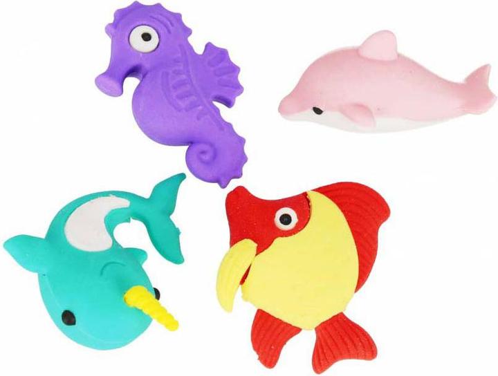 Starpak 3D puzzle eraser 4 pieces fish