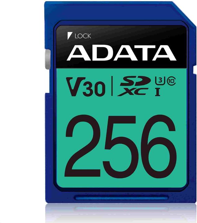 Actual product image Adata Premier Pro - Flash memory card - 256 GB (256 GB, SDXC, U3, UHS-I)