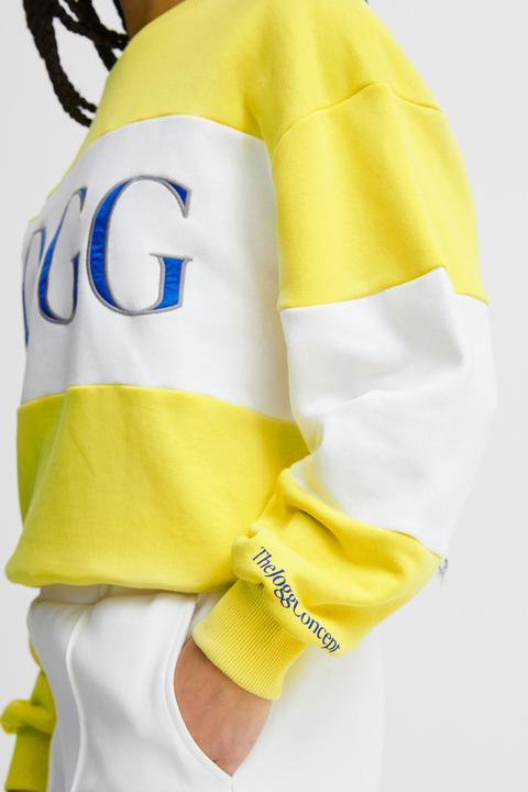 Produktbild TheJoggConcept JCSAFINE BLOCK SWEAT - 22800238 (L)