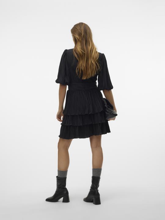 Actual product image Vero Moda Vmkaja Short Plisse Dress Exp (XS)