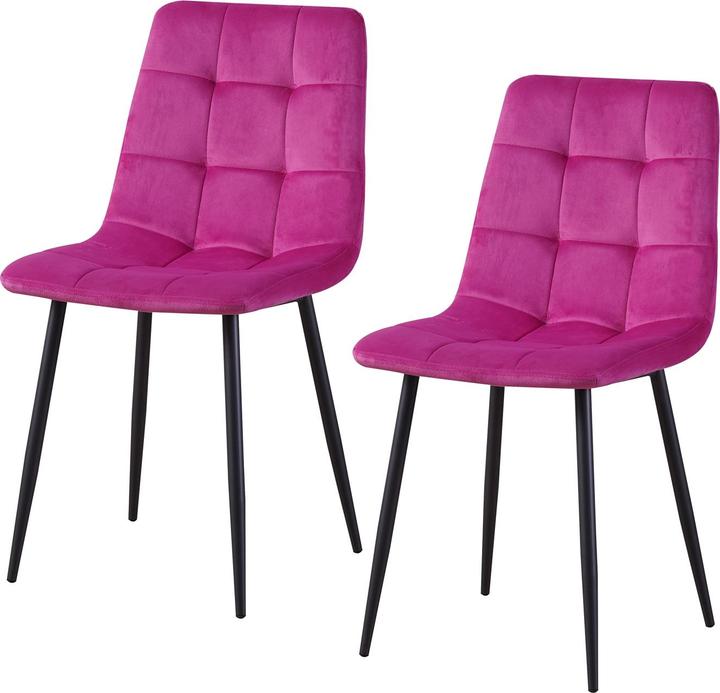 Produktbild HTI-Living Stuhl Mesa Velvet Pink