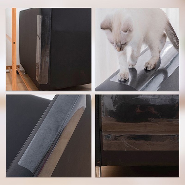 Image du produit Hermex Protection anti-griffes Film anti-griffes pour chats Protège-mur (Chat)