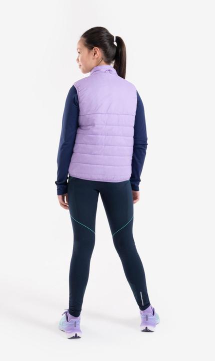 Actual product image Kiprun Children's running jacket 3-in-1 waterproof removable inner jacket - purple (122)