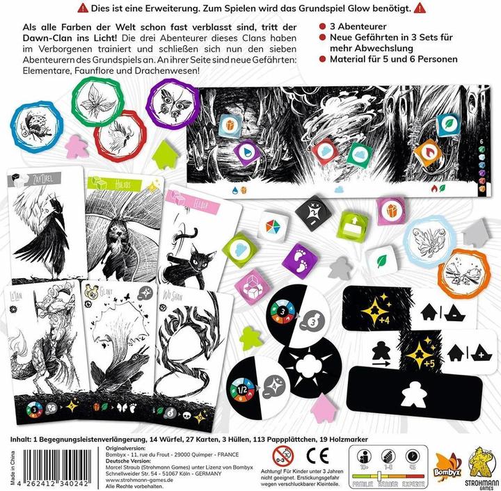 Actual product image Strohmann Games Glow: Dawn (Erweiterung) (German)