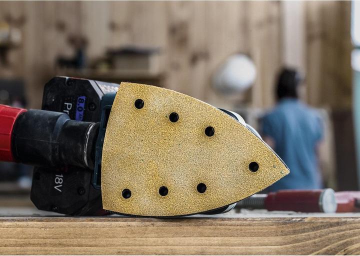 Produktbild Bosch Professional Zubehör EXPERT C470 Schleifpapier für Deltaschleifer, 93 mm, G 240, 50 Stück (240)