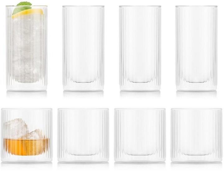Bodum 30 cl - Glas/silikone - Klar (3 dl, 8 x, Gin Gläser)