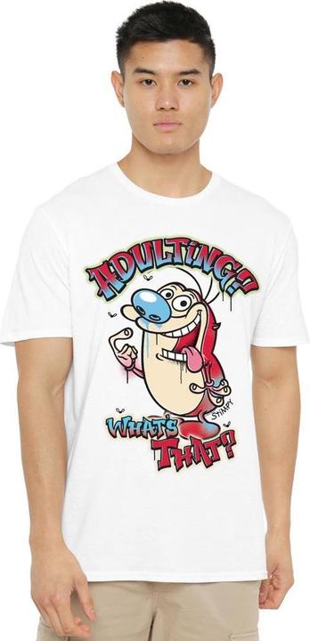 Produktbild Ren & Stimpy Adulting Whats That? TShirt (4XL)