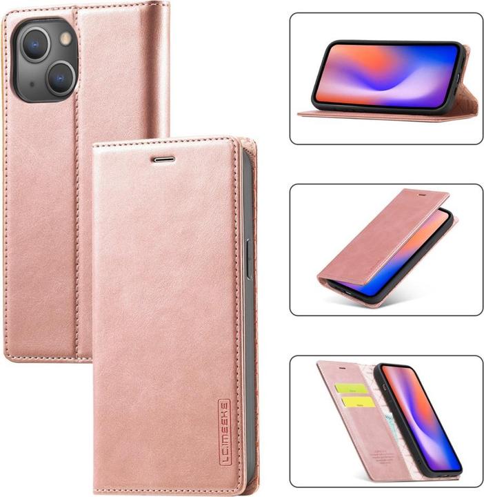 Actual product image Cover-Discount iPhone 13 mini - Stand Flip Case Cover pink (Apple iPhone 13 mini)