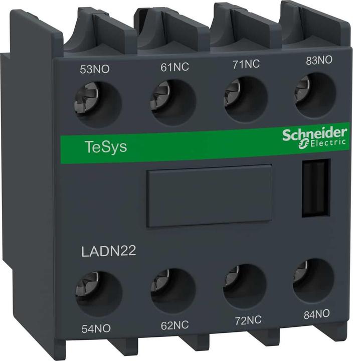 Image du produit Schneider Electric Bloc de contacts auxiliaires 2 contacts à fermeture 2 contacts à ouverture