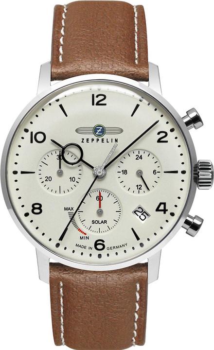 Immagine prodotto Zeppelin Hindenburg Solar 80865n (Cronografo, Orologio da polso analogico, 41 mm)