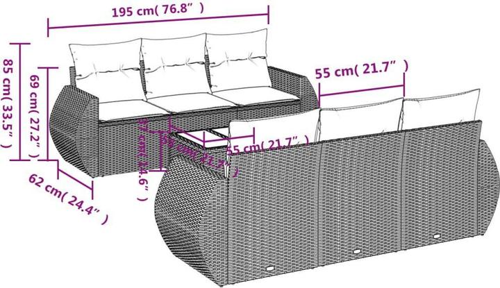 Produktbild vidaXL Rosa