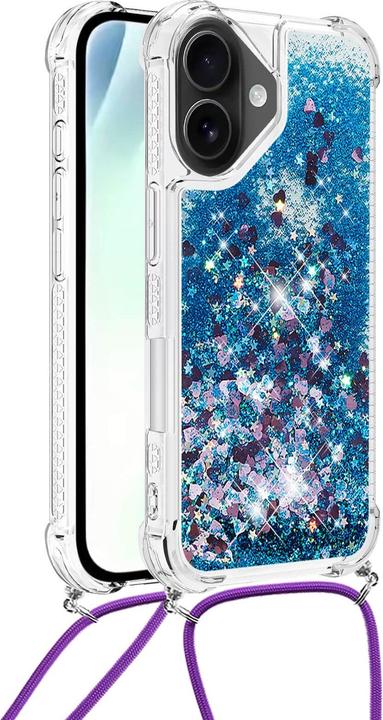 Immagine prodotto Cover-Discount iPhone 17 - Glitzer Hülle mit Kordel (Apple iPhone 17)