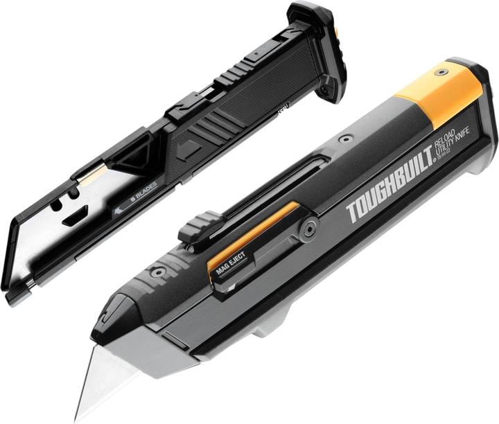 Actual product image ToughBuilt Cutter knife with blade magazine (Cutters)