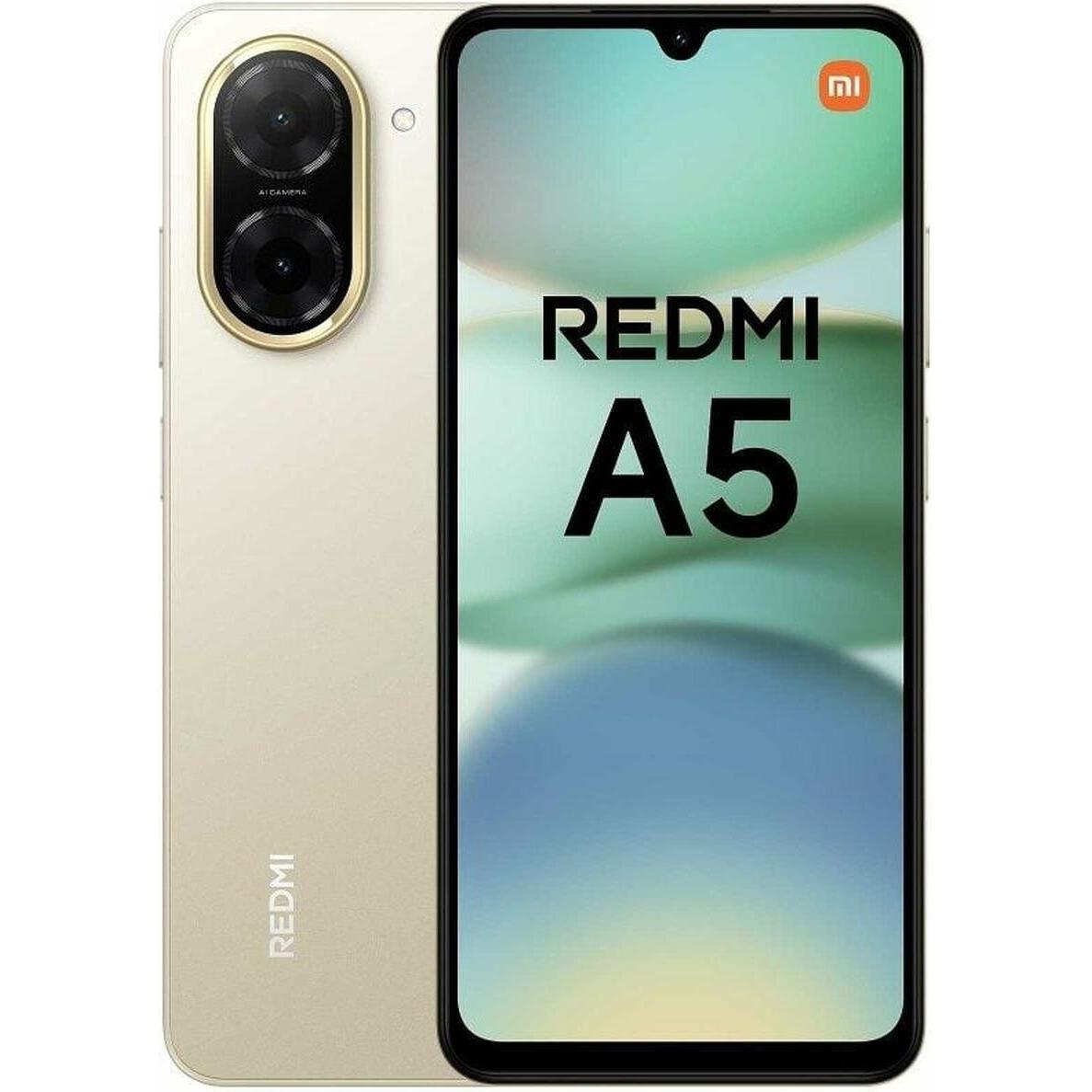 Xiaomi Redmi A5 4G (128 GB, Sandy Gold, 6.88", Dual SIM, 4G), Smartphone, Gold