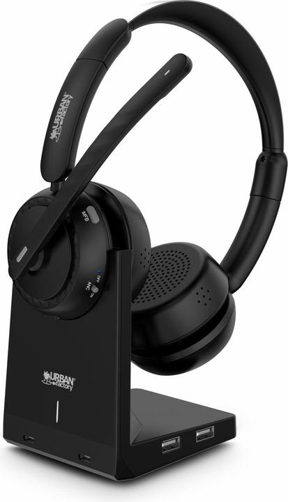 Image du produit Urban Factory Bluetooth 5.2 Heasdet Avec Anc / Enc Et Support De Charge (Sans fil, USB-A)