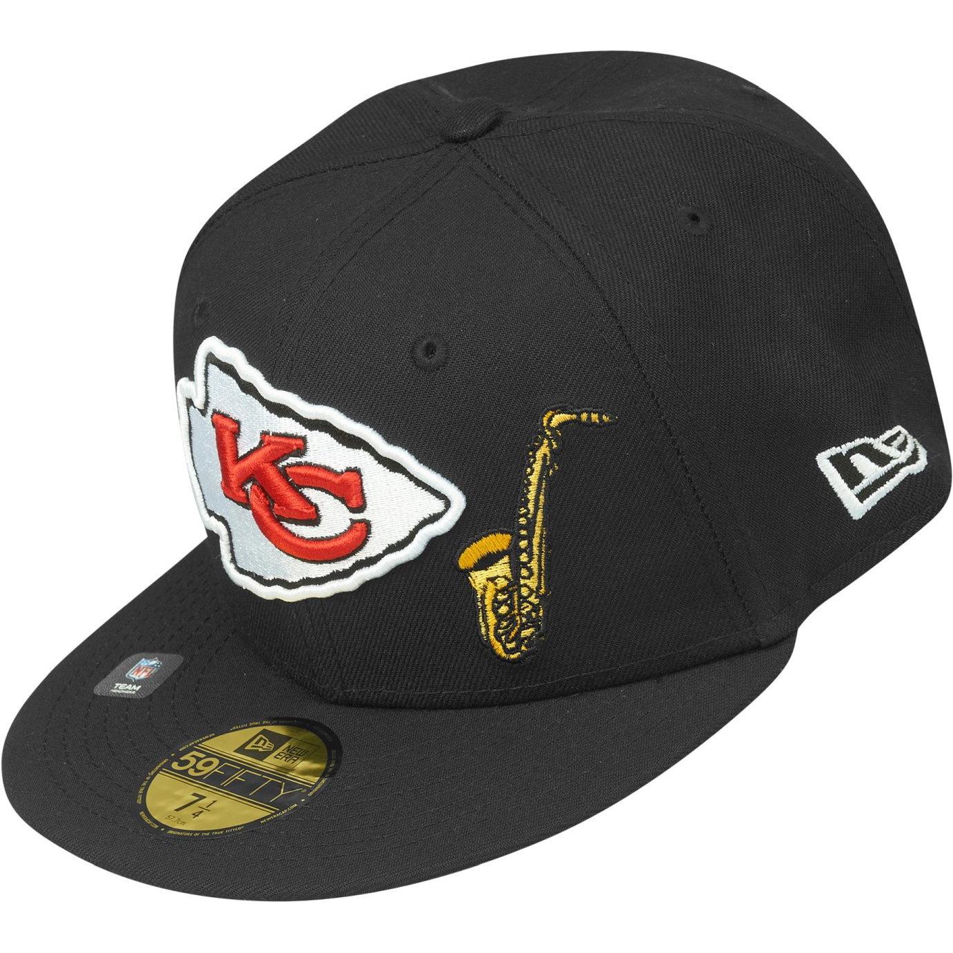 Thumbnail - New Era, Herren, Cap, 59Fifty Cap - NFL CITY Kansas City Chiefs - 7 1/4, Schwarz, (7 1/4)