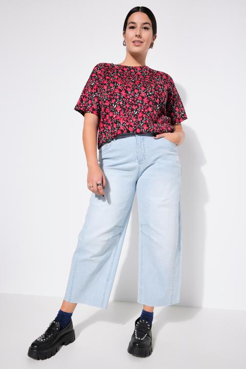 Image du produit Studio Untold Jean Barrel#, jambes ballon, taille haute, 5 poches (42)