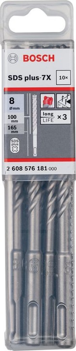 Actual product image Bosch Professional Zubehör Hammer drill bit SDS-plus 7X (up to 20 millimetres)