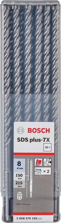 Actual product image Bosch Professional Zubehör Hammer drill bit SDS-plus 7X (up to 20 millimetres)