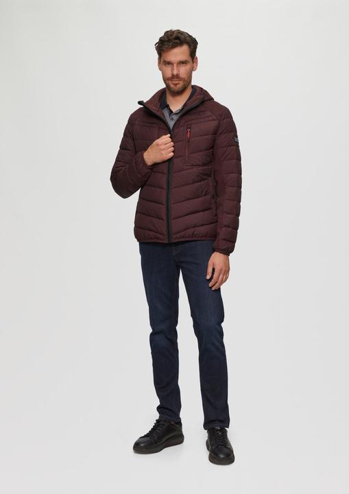 Produktbild S.Oliver Outdoor-Jacke Pufferjacke im Fabricmix mit Kontrast-Details (S)