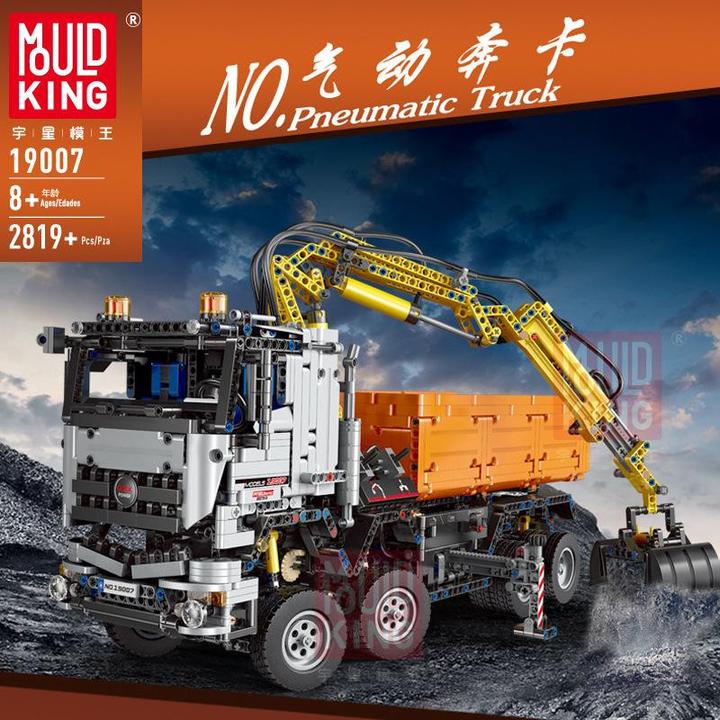 Produktbild Mould King 2-in-1 RC Excavator & Pneumatic Dump Truck