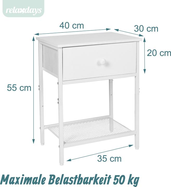 Immagine prodotto Relaxdays 2xcomò (40 x 40 x 60 cm)