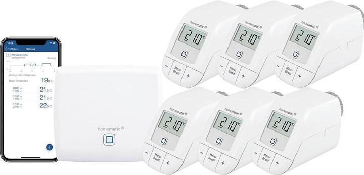 Image du produit Homematic IP Starter-Set Heizen für 6 Heizkörper