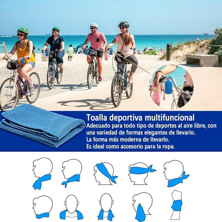 Immagine prodotto Swissdetector Asciugamano sportivo ad asciugatura rapida - Contenitore in silicone - Viola (90 x 30 cm)