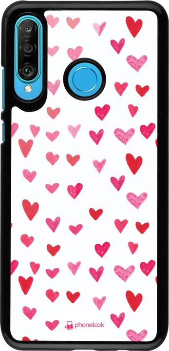Actual product image PhoneLook Valentine 2022 Cover Many pink hearts (Huawei P30 Lite)