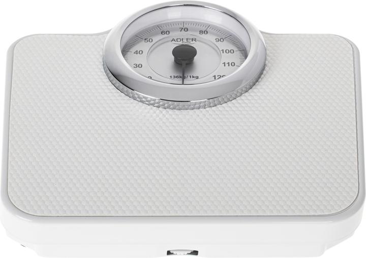 Actual product image Adler AD 8180 personal scale Rectangle White Mechanical personal scale (136 kg)