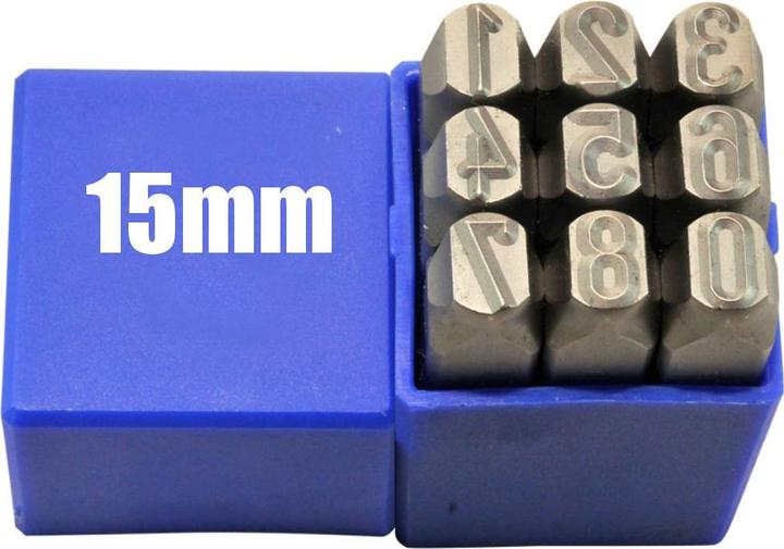 BETA GRAVUREM-S Chiffres à frapper standard, tampon à frapper, tampon à estamper, chiffres à frapper -