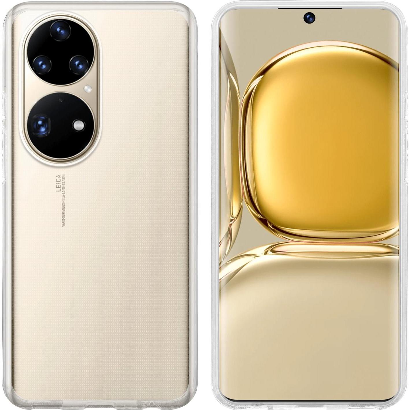 Thumbnail - Cadorabo TPU Ultra Slim AIR Hülle für Huawei P50 PRO (Huawei P50 Pro), Smartphone Hülle, Transparent