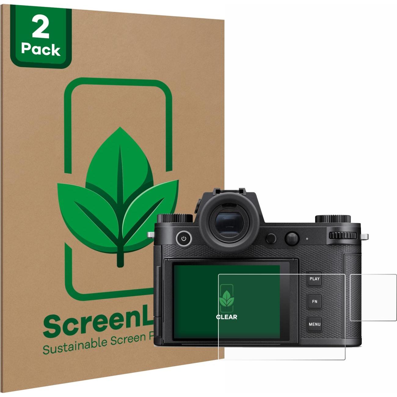 ScreenLeaf Schutzfolie nachhaltiger Displayschutz Display Schutz Folie Klar Transparent (Displayschutz), Kameraschutz, T...