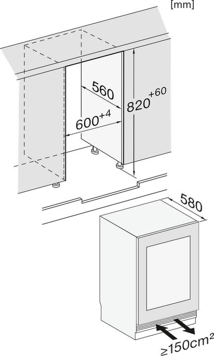 Actual product image Miele KWTUS 7074 F