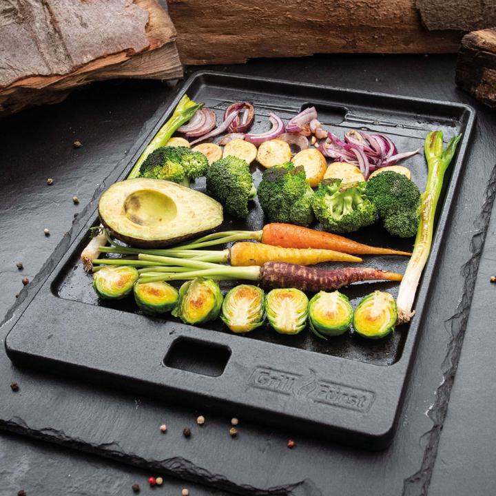 Produktbild Grillfürst Grillplatte Gusseisen für Genesis II GS4 400 / 600 48 x 33,5 cm