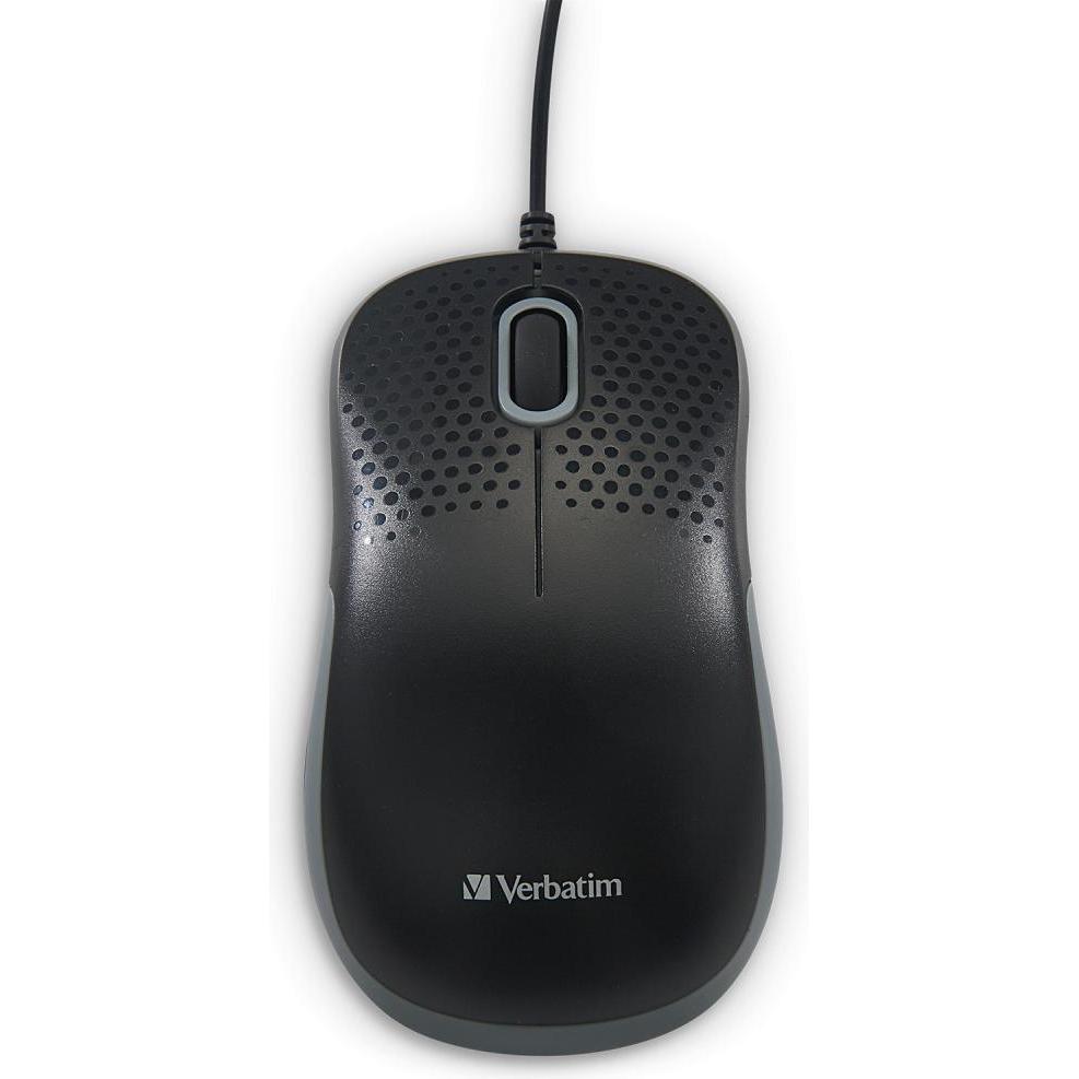 Verbatim Mouse ottico silenzioso (Cablato), Mouse, Nero