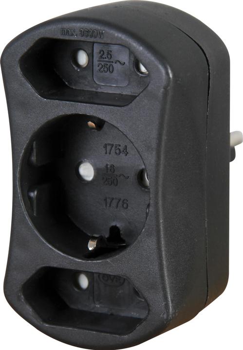 Kopp Europa Adapter Schwarz