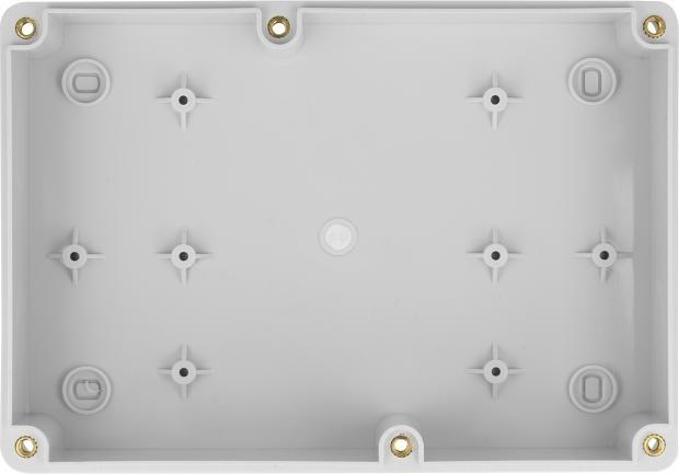 Actual product image Delock Installation housing with cable entries 180 x 125 x 57 mm grey (Cords)