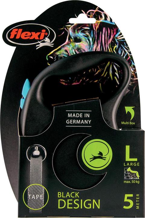 Productafbeelding Flexi Zwarte Designriem (L, Hond, Algemeen)