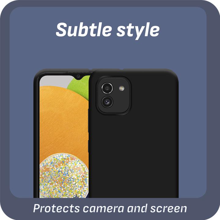 Actual product image Cazy Silicone Case Compatible with Samsung Galaxy A03 - Soft TPU Protection - (Samsung Galaxy A03)