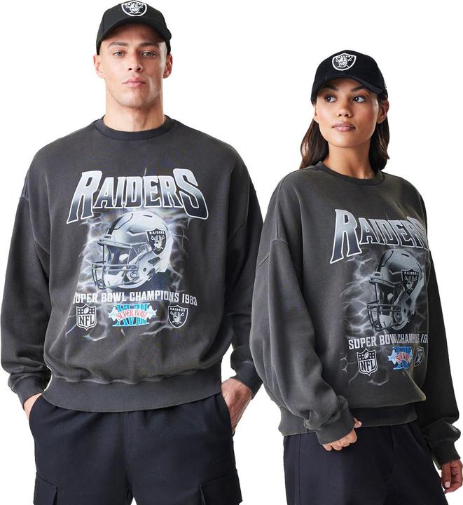 Produktbild New Era Washed Boxy Pullover - Las Vegas Raiders - S (S)