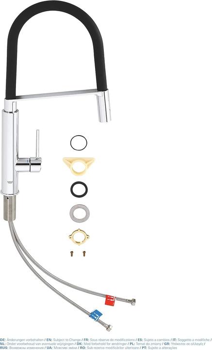 Actual product image Grohe Küchenarmatur mit flexiblen Auslauf Concetto chrom glänzend 31491000