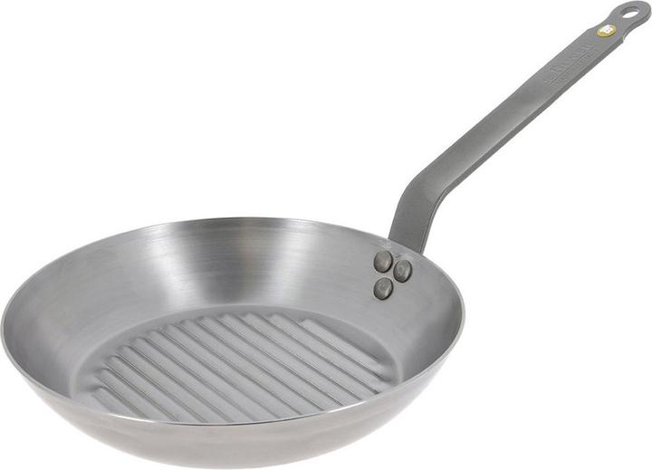 Image du produit de Buyer Mineral B Element poêle à griller en fer à induction (32 cm, Poêle à grillades, Acier)