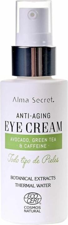 Produktbild Alma Secret EYE CREAM antiedad con aguacate, té verde & cafeína botanica (Augenpflege Crème, 30 ml, Tag)