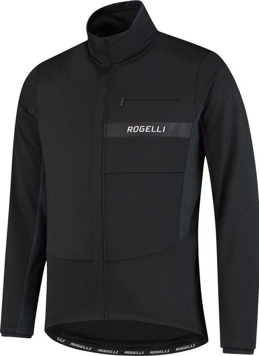 Rogelli Barrier Fietsjack Winter - Fietskleding voor Heren - Zwart - Maat S (S)