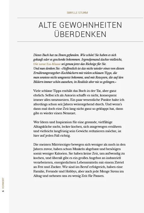Produktbild Die neue Ess-Klasse (Deutsch, Sibylle Sturm, 2018)