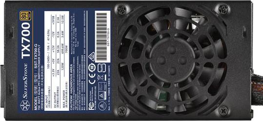 Actual product image Silverstone SST-TX700-G TFX Power Supply, 80 PLUS Gold - 700 Watt (700 W)