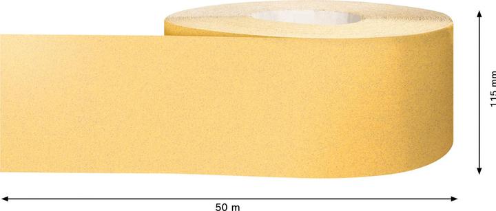 Actual product image Bosch Professional Zubehör Expert C470 Sandpaper roll for hand sanding,115 mm x 50 m, G 120 (120)